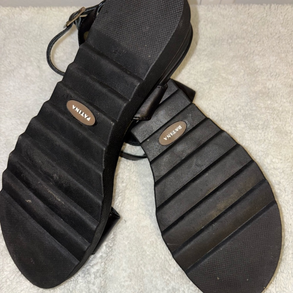 Patina Black Sandals - Picture 4 of 6